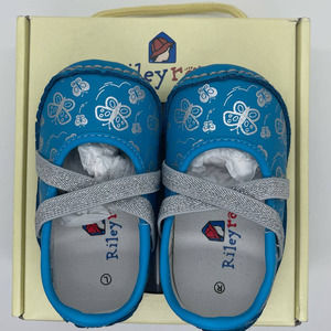 NIB Riley Roos Mairin in Turquoise Butterflies 12-18 months